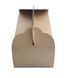 Cutie ondulat cafeniu pentru cofetarie 298x92x360 mm (50 buc.) 02-0770 foto 3