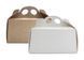 Cutie ondulat cafeniu pentru cofetarie 298x92x360 mm (50 buc.) 02-0770 foto 5
