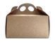 Cutie ondulat cafeniu pentru cofetarie 298x92x360 mm (50 buc.) 02-0770 foto 1