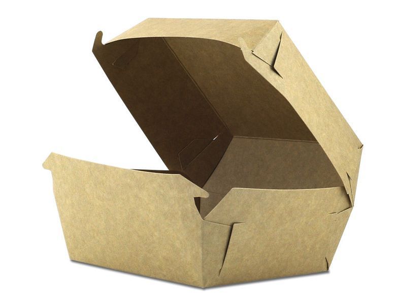 Cutie craft pentru burger 119x85x119 mm (50 buc.) 22-0448 foto