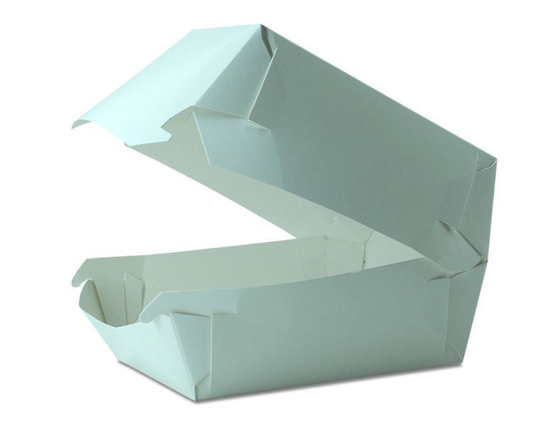 Cutie alb pentru burger 119x85x119 mm (50 buc.) 21-0448 foto