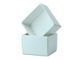 Cutie alba pentru bijuterie sau accesorii 60x42x60 mm (50 buc.) 01-0270 foto 2