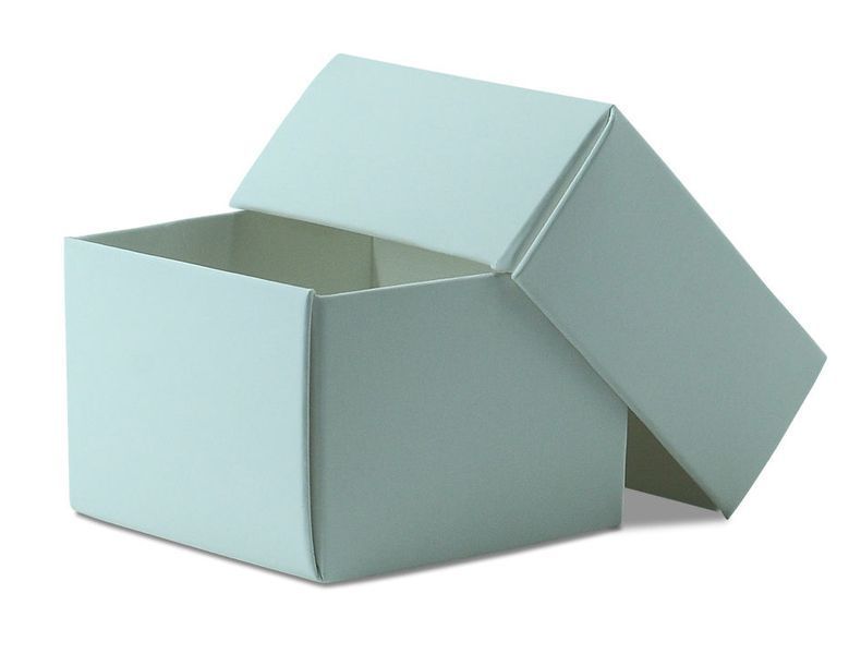 Cutie alba pentru bijuterie sau accesorii 60x42x60 mm (50 buc.) 01-0270 foto
