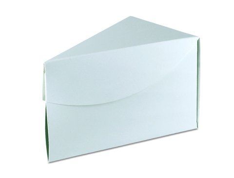 Cutie alba felie tort 95x100x160 mm (50 buc.) 21-0386 foto