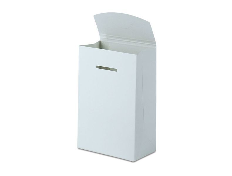 Cutie alba pentru bijuterie sau accesorii 70x105x40 mm (50 buc.) 21-0520 foto